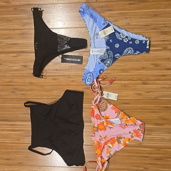 aerie Other - 💚 NWT Aerie & Pretty Little Thing Swimsuit Bikini Set Bundle